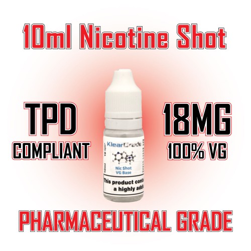 Nicotine Shot 10ml 18mg