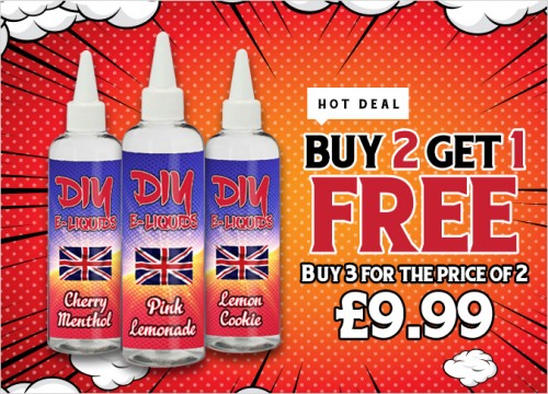 DIY E Liquids | Buy 2 Get 1 FREE | Over 40 Flavours Max VG Range